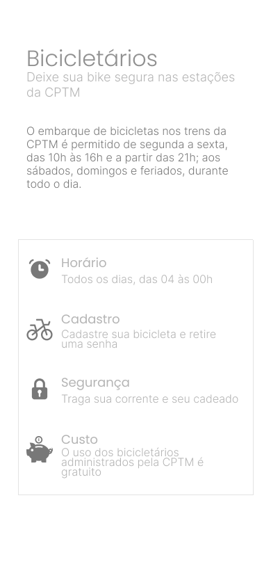 Tela Bicicletário